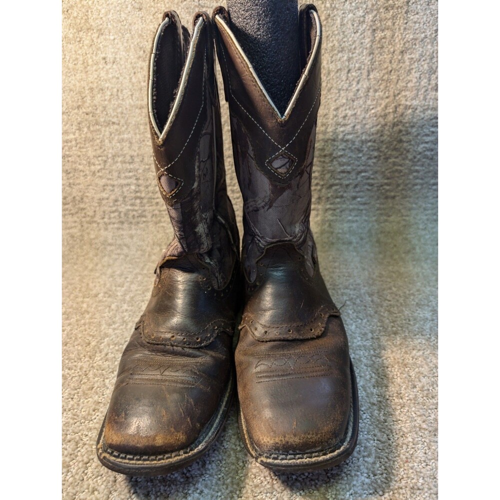 Justin Gypsy Boots Womens 10B Cowgirl Camouflage Brown L9609 - Picture 9 of 15